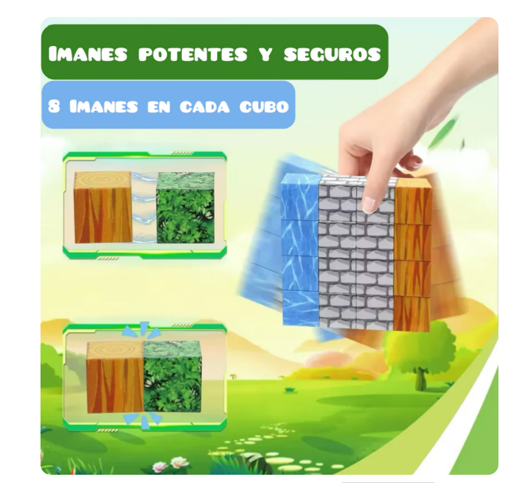 BLOQUES MAGNETICOS PREMIUM 28 PIEZAS