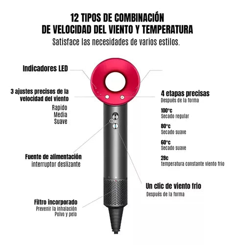 Cepillo Secador 5 en 1 Profesional