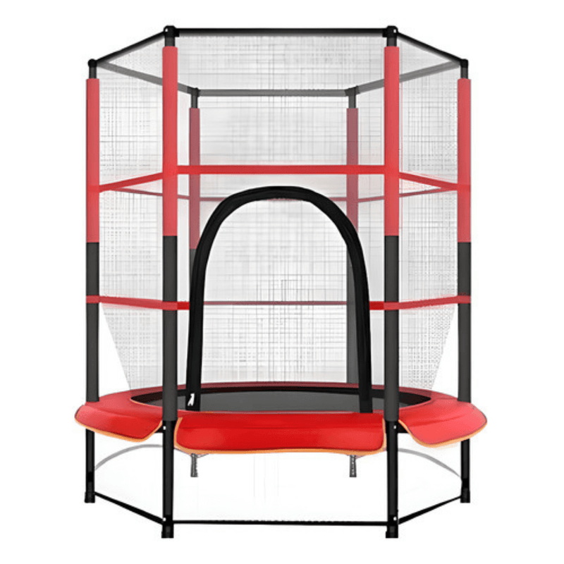 Trampolín 130 cm con Red de Seguridad para Niños 2 a 4 Años con diseño seguro y colorido.